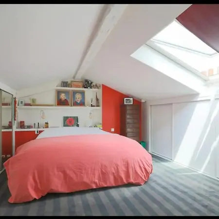 Sacre-coeur View Skylight Haven Apartment Paris